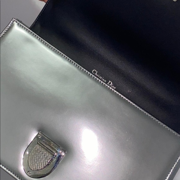 Diorama silver micro cannage flap bag - Picture 4 of 7